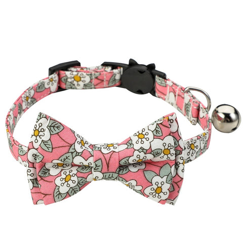 Summer Kitten Flower Collars with Bells